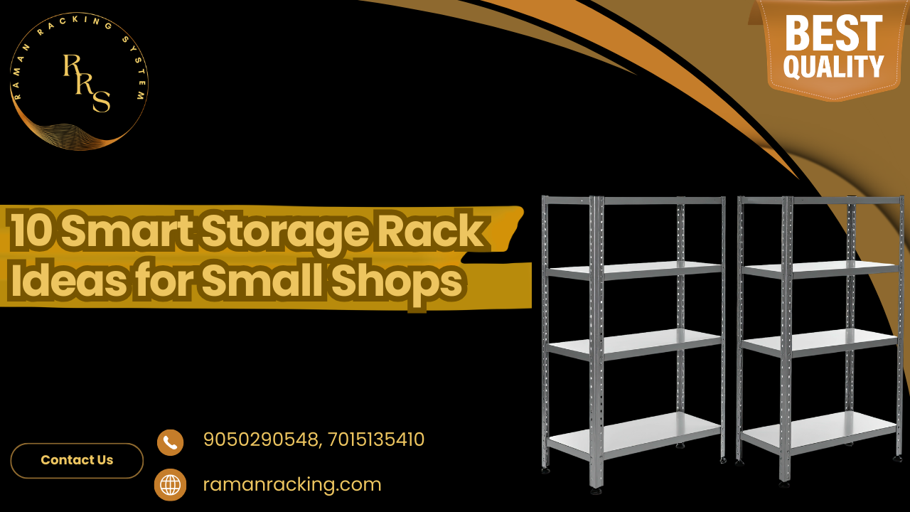 Small Racks For Home 10 Smart Storage Rack Ideas for Small Shops | Space Saving Guide